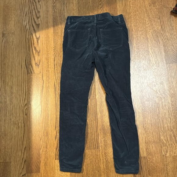 Navy, corduroy Free People Skinny Pants - Picture 2 of 2